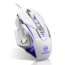 Wired Backlight Cool Gaming Mouse Souris USB Ergonomics Mice 8 Buttons 4 Colors Breath Light For Laptop PC Pro Gamer CF LOL