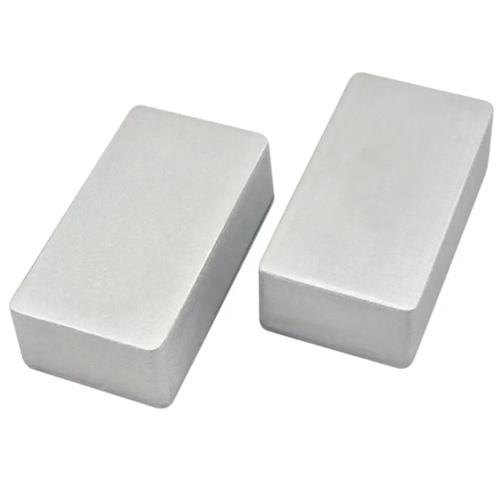 

New 2pcs 125B/1590N1 Aluminum case guitar stompbox&pedal enclosure for guitar effect pedal project