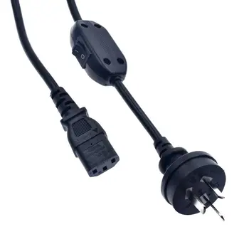 

CN AU Australia Power supply cables With Switch AU inlet to IEC 310 C13 outlet plu power supply Cord For AC Adapters