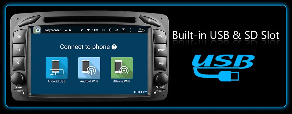 Eunavi TDA7851 Восьмиядерный 2 DIN Android 9,0 Автомобильный DVD Радио gps Navi для Benz c-класс W203 W209 g-класс W463 A класс W168 Vito Wifi