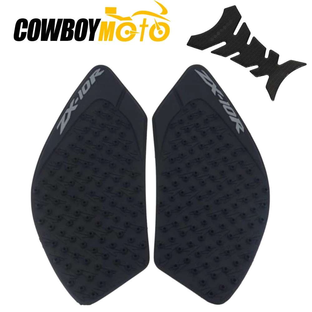 Motorcycle Anti slip Tank Pad Side Gas Knee Grip Traction Pads For