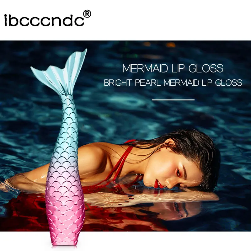 

Ibcccndc Mermaid Lip Glosses 20 Colors Diamond Shine Waterproof Matte Liquid Lipstick Long Lasting Gloss Cosmetic Women's Makeup