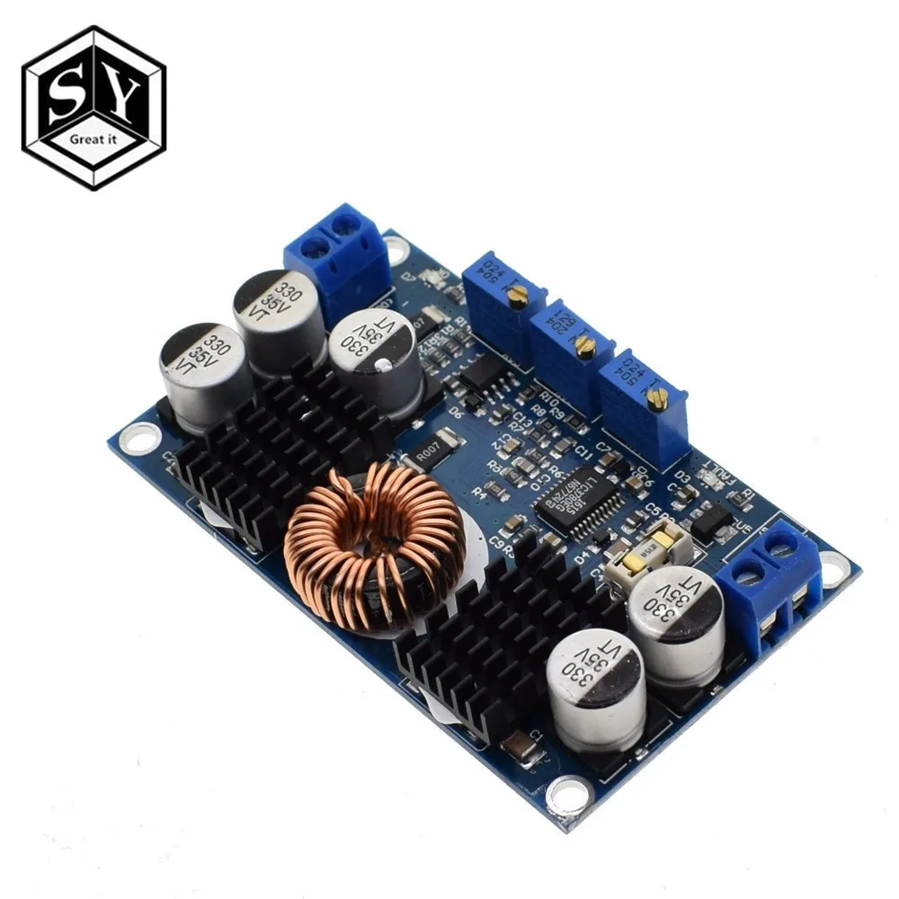 

GREAT IT LTC3780 DC-DC 5-32V to 1V-30V 10A Automatic Step Up Down Regulator Charging Module Power supply module