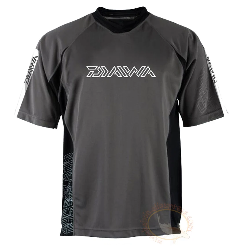 Daiwa быстросохнущая дышащая рубашка для рыбалки с защитой от ультрафиолета уличная одежда мужская футболка для бега одежда для рыбалки футболка для рыбалки - Цвет: 8
