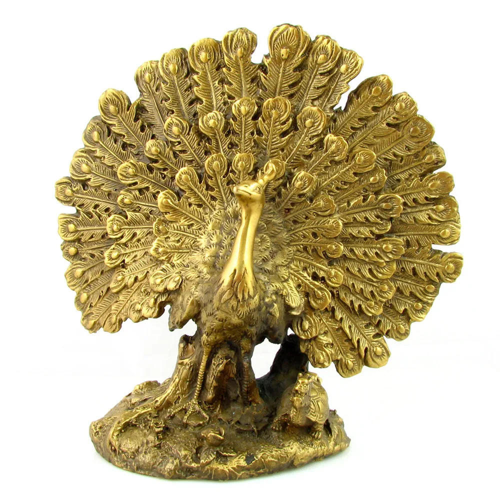 

Carving Work of Art Bronze peacock crafts decoration peacock decoration evil spirits lucky feng shui products