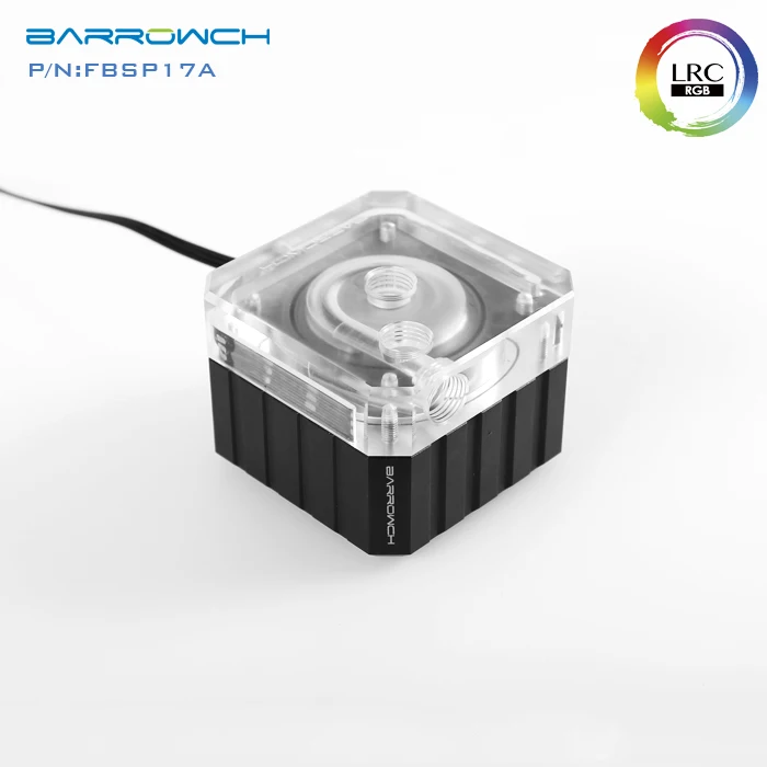 

FBSP17A Barrow 17W D5 PWM speed control Pump computer case Pump 12V RGB light 4PIN 5.5m maximum lift with free manual controller