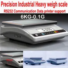 Точные цифровые лабораторные 6 кг x 0,1 г APTW419WA 6 кг-0,1g RS232 данных принт промышленные весы измерительные кухонные весы