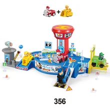 

New Large Size Puppy Canine Dog Toys Russian Anime Doll Action Figures Puppy Dog Car Park Toy Children Educational Gifts