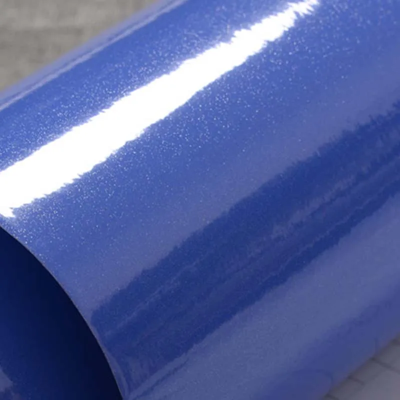 Водостойкая ПВХ Съемная самоклеющаяся настенная бумага для домашнего декора Декоративная Виниловая контактная бумага для кухонных шкафов полка лайнер - Цвет: Blue