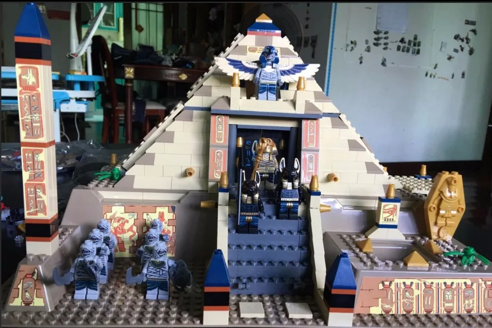 Scorpion Pyramid Compatible with Legoings Egypt Pharaoh 7327 Building Blocks Bricks Toys Model Gifts 