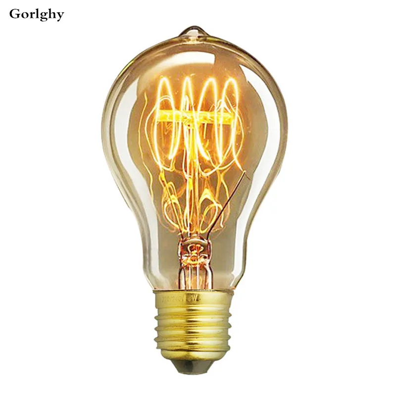

1pcs Filament Lamp 60W E27 A60(A19) Warm White Retro Dimmable Decorative Incandescent Vintage Edison Light Bulb for Home/bar
