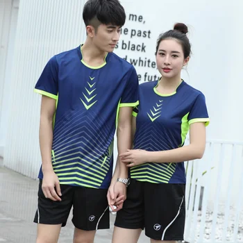 

Free printing Quick-dry Badminton sets Women/ Men's , sports badminton clothes , Table Tennis sets , Tennis wear shirt AY003