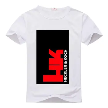 

Mens T-Shirt Heckler and Koch Short Sleeve Round Neck T Shirt Promotion Summer The New Fashion Homme High Quality