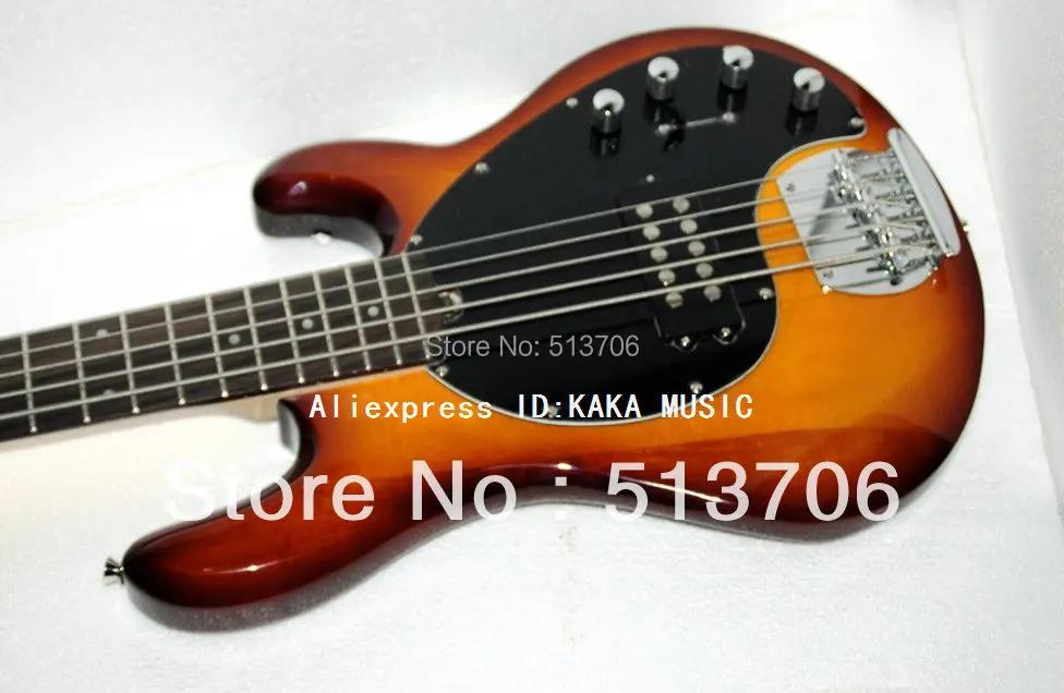 

Newest Vintage Sunburst 5 Strings Electric Bass China Guitars Wholesale Free Shipping