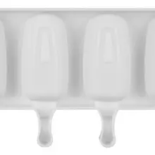 50 шт./лот 4 силиконовые полости для заморозки мороженого форма конфеты бар слесарный сок формы для мороженого для детей Pop лоток для мороженого на палочке льда