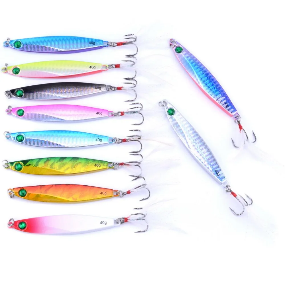 Metal señuelo de Pesca cuchara de mar Pesca señuelo duro cebo de Pesca AOrace de potera de 7g 10g 14g 17g 21g 28g 40g 10 piezas Metal señuelo de Pesca cuchara de mar Pesca señuelo duro cebo de Pesca AOrace de potera de 7g 10g 14g 17g 21g 28g 40g 10 piezas