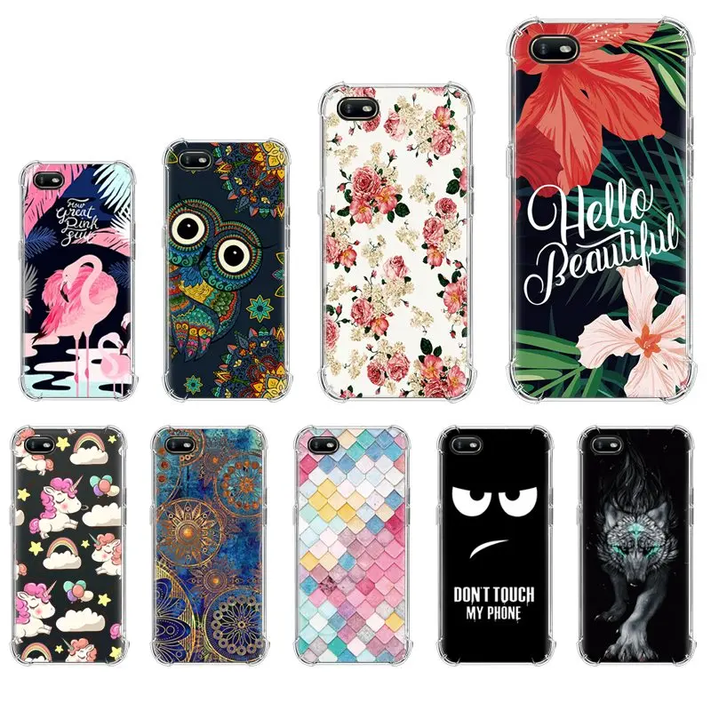Чехол для телефона OPPO A1K 6 1 дюйма милый мультяшный дизайн мягкий чехол цветная