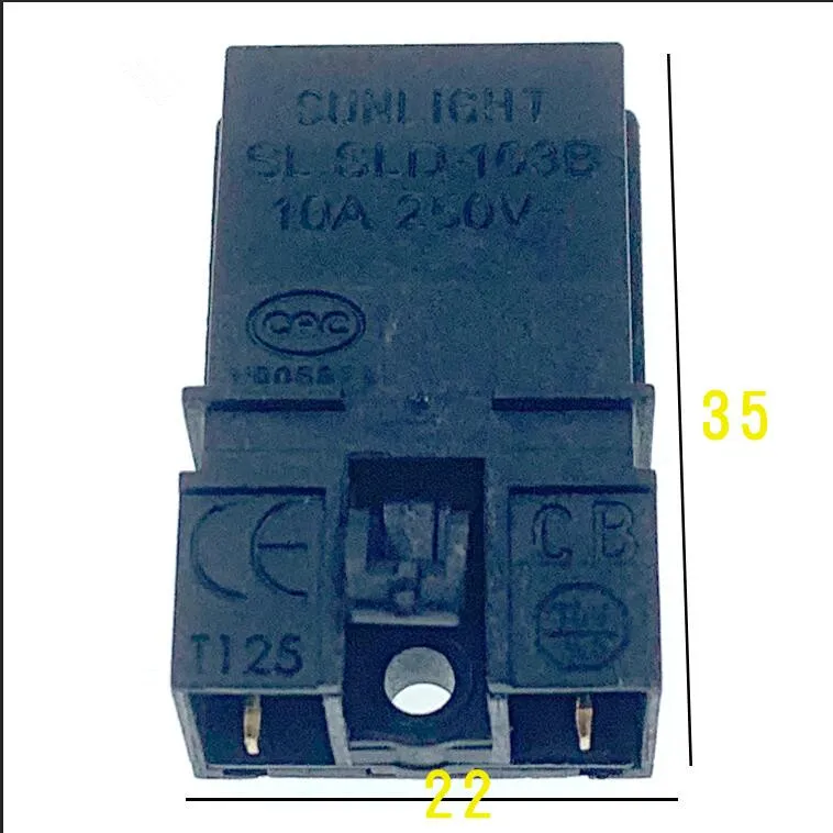 Thermoelectric Kettle Temperature Control Switch 1pcs/lot SLD-103B 10A 250V T125
