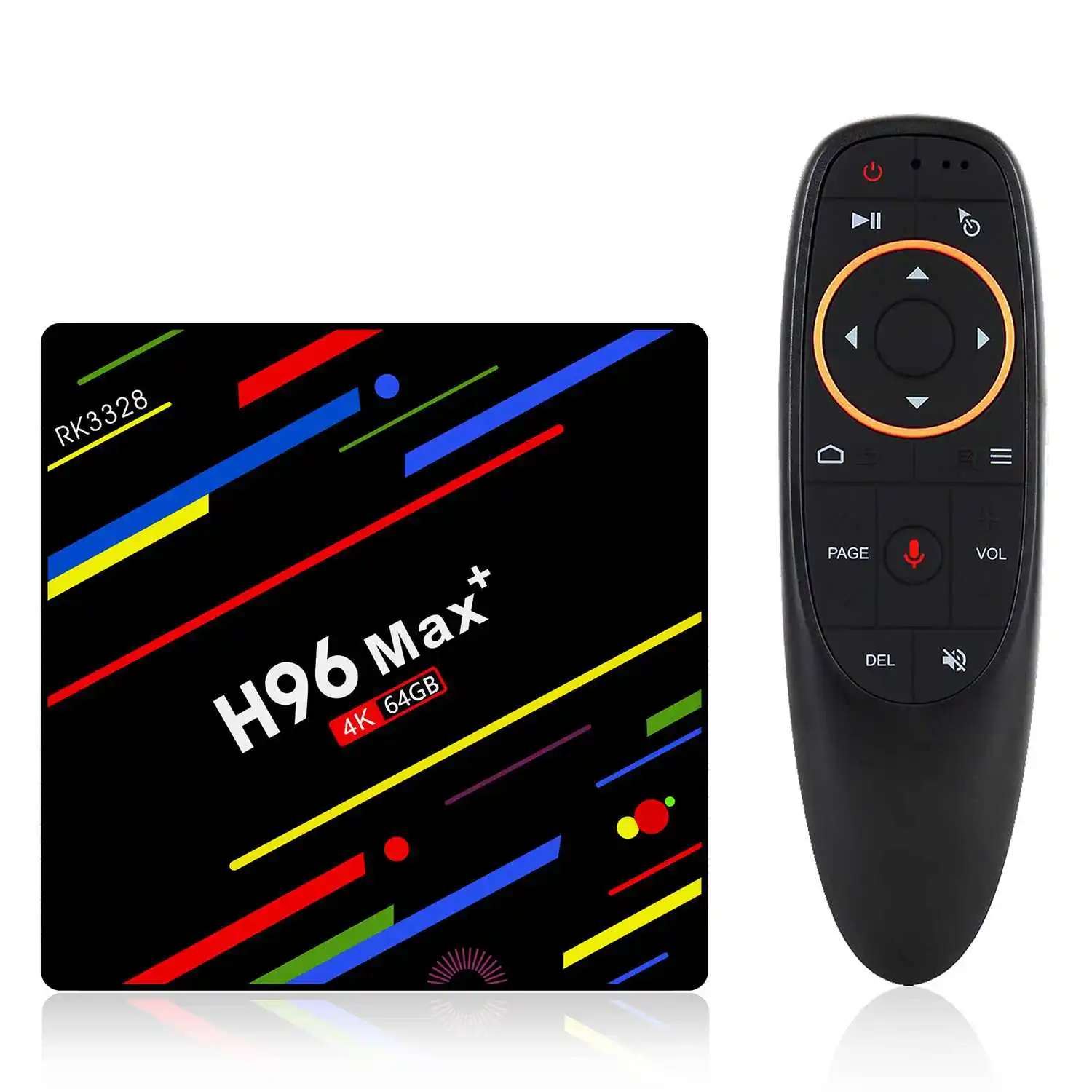 Type 1 SQPP H96 Max Plus Android 8,1 ТВ приставка 4 Гб ОЗУ телеприставка Rk3328 четырехъядерный 2,4G/5G Wifi 4K смарт медиаплеер H96 Pro Max - Цвет: Type 1
