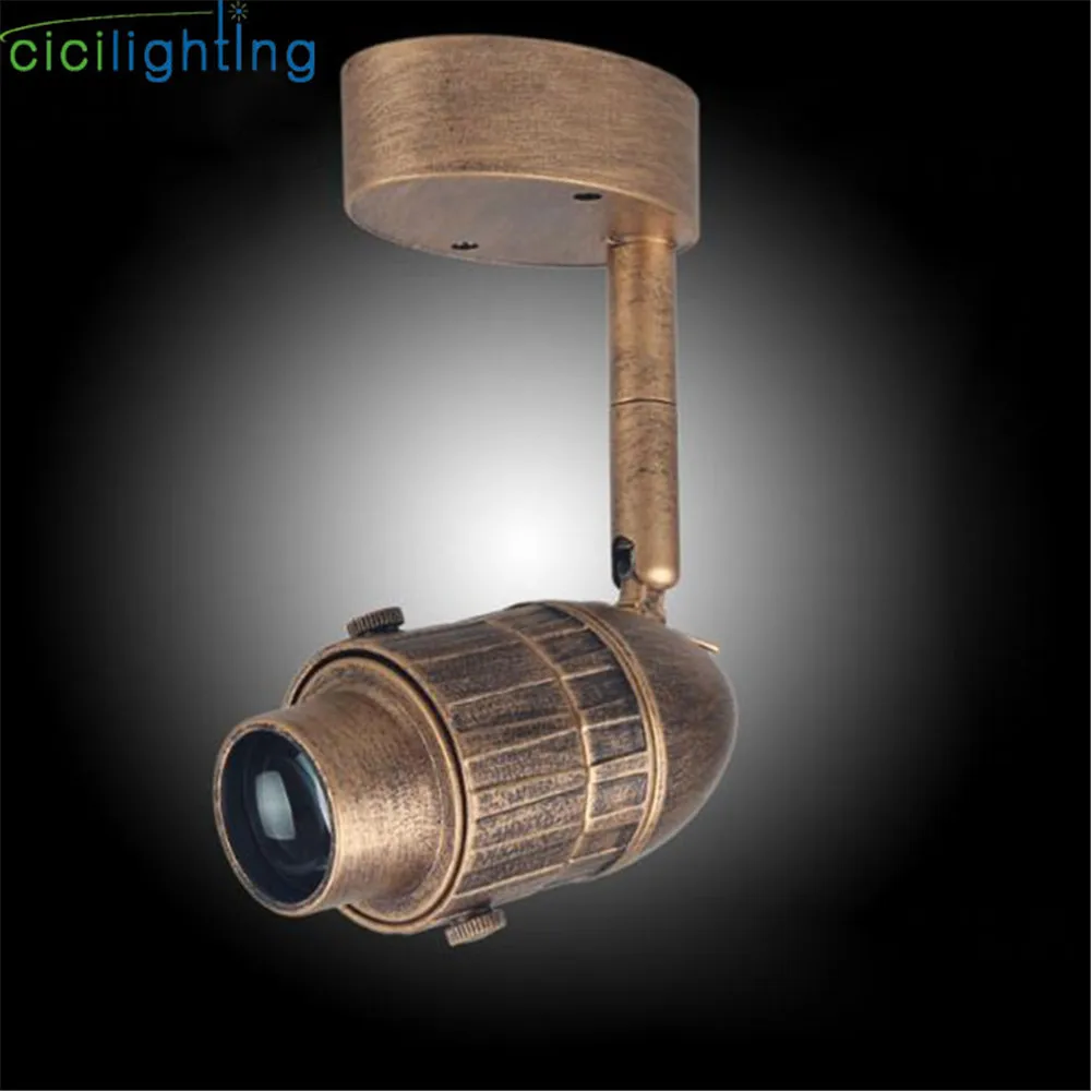 

Bronze Rustic Logo projector Spotlights 7W LED Shop Mall advertising image projections lamp light zoom function lighting fixture