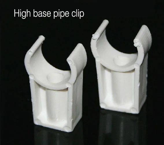 

PPR pipe OD 20 25 32 mm tube clip,High base water PPR pipe high foot Plastic single U water pipe install Tube grapple Holder