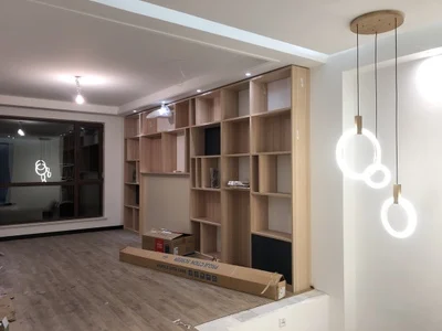 LED Нордик Железные Деревянные Акрил кольцо DIY Светодиодные Лампы.Светодиодные Светильники Люстры Подвесные.Светильники Подвесные Светильники.Светильник Подвесной Светильник. Для Столовой,Фойе и Спальни