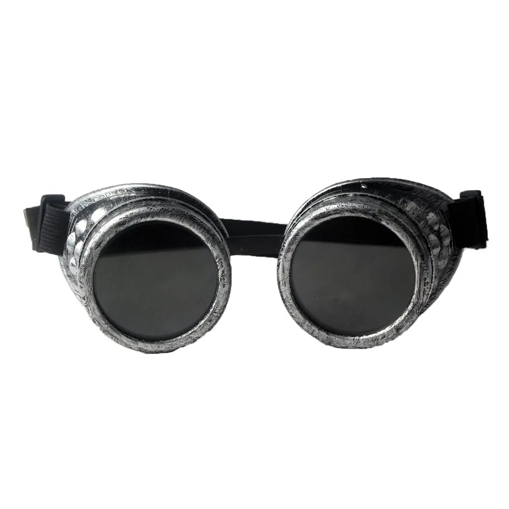 Винтажный стиль для мужчин и женщин сварочные панк очки Готический Стиль очки в стиле Косплей сварочные рабочие защитные очки - Цвет: 04