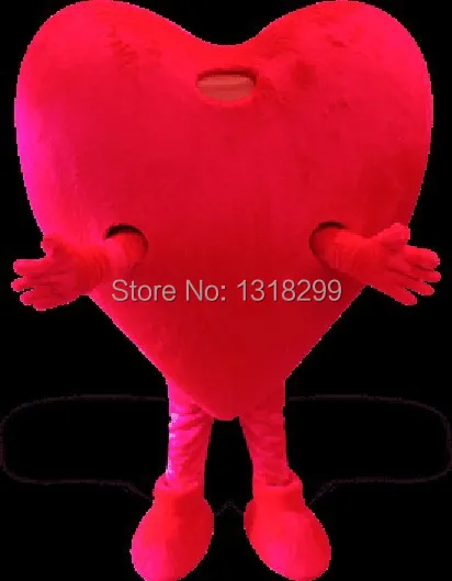 

mascot Romantic Valentines Red Heart mascot costume fancy dress fancy costume cosplay theme mascotte carnival costume kits