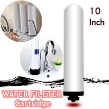 10 дюймов Кухня кран фильтр для воды картридж с активированным углем сменный очиститель элемент диатомит Керамика части фильтра