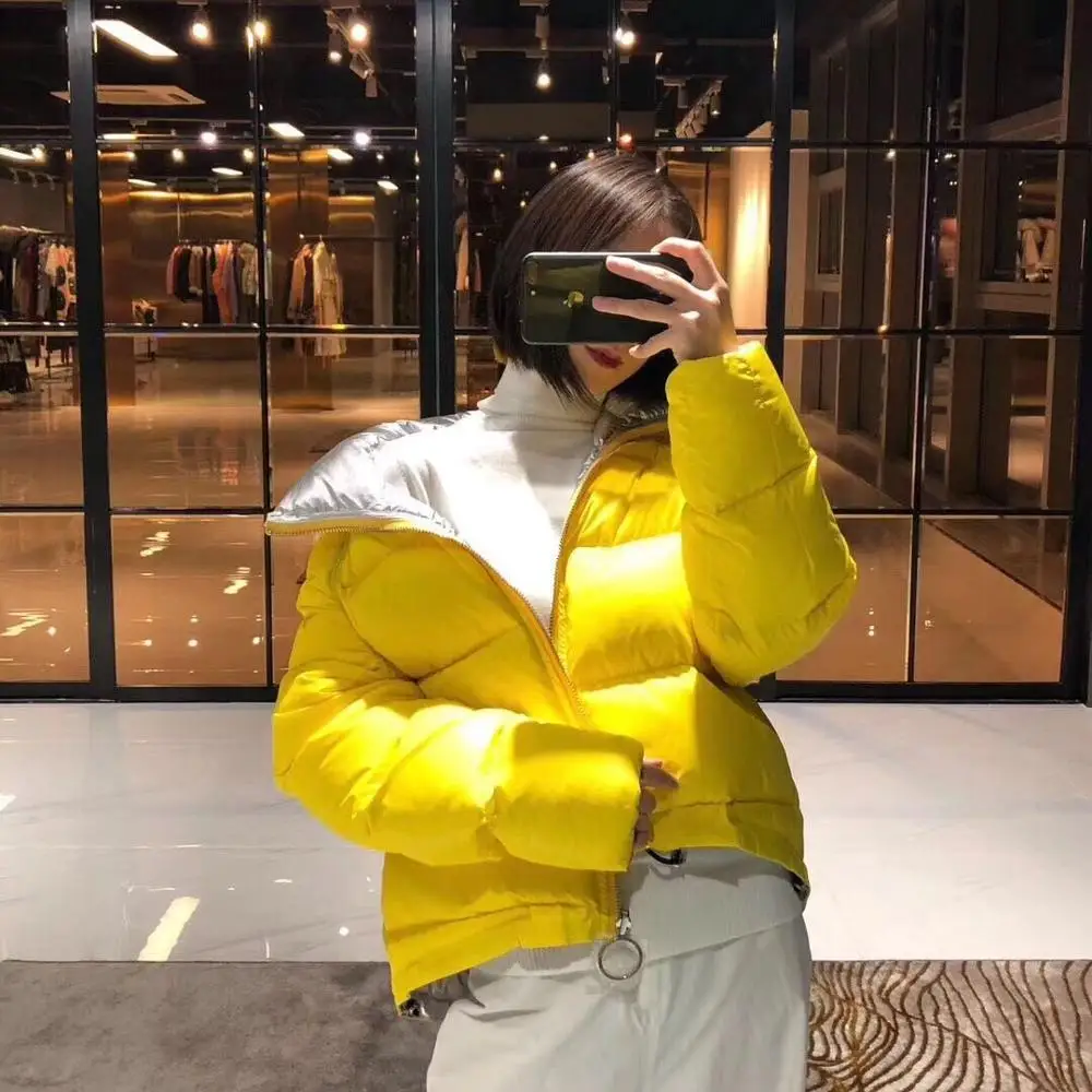 Goedkoop Winter Jas Vrouwen 2019 Vrouwelijke 90% Witte Eend Donsjack Vrouwen Winter Dubbelzijdig Losse Down Jas Breasted Dikke Down parka