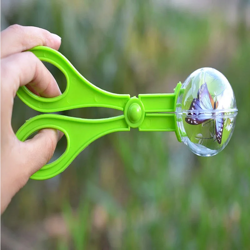 

1pcs Outdoor Toys Plant Insect Plastic Scissor Clamp Tweezers Study Tool Biology Set Cute Nature Exploration Toys For Children