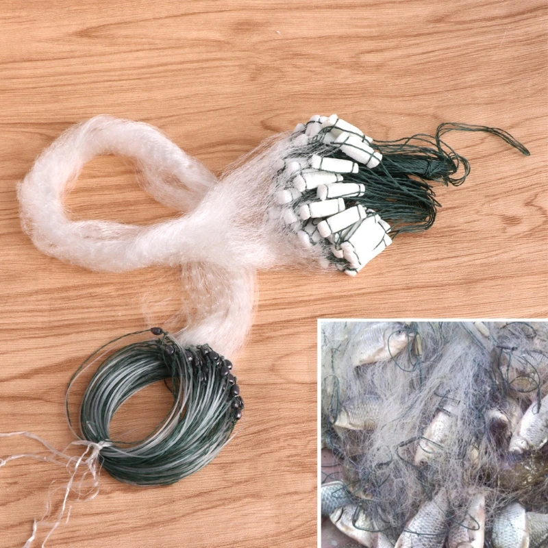 Única rede de pesca malha náilon monofilamento