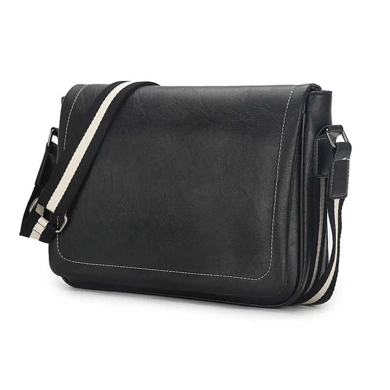 New European style men's fashion PU Leather Satchel Bag men shoulder bag crossbody bagin