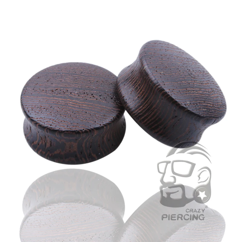 

Black Wood Ear Plugs Organic Saddle Gauges Body Piercing Jewelry Ear Gauges Sold in Pairs
