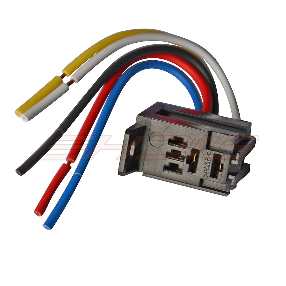 5pcs 12v 24v 30 40 A Amp 5 Pin 5p Automotive Harness Car