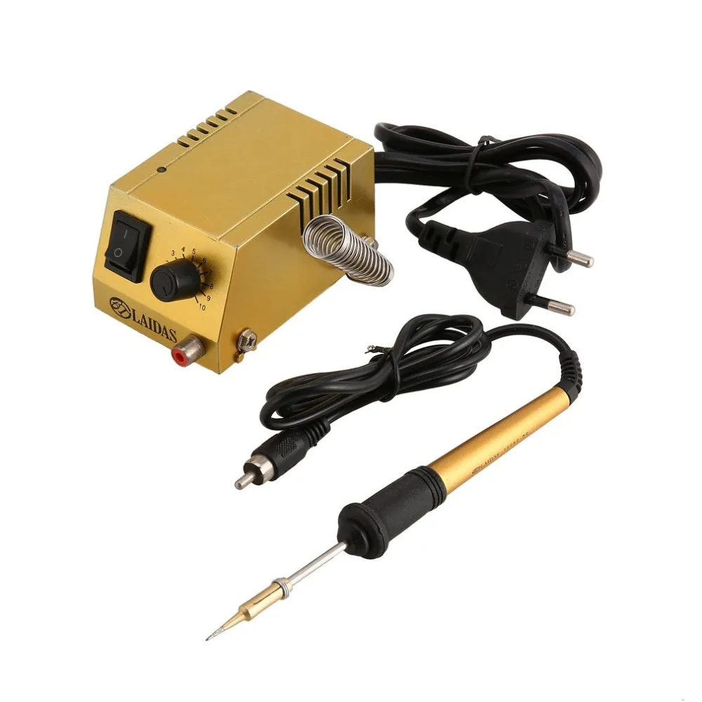 

220V Temperature Adjustable Soldering Iron Mini Rework Station for SMD SMT DIP Soldering Work
