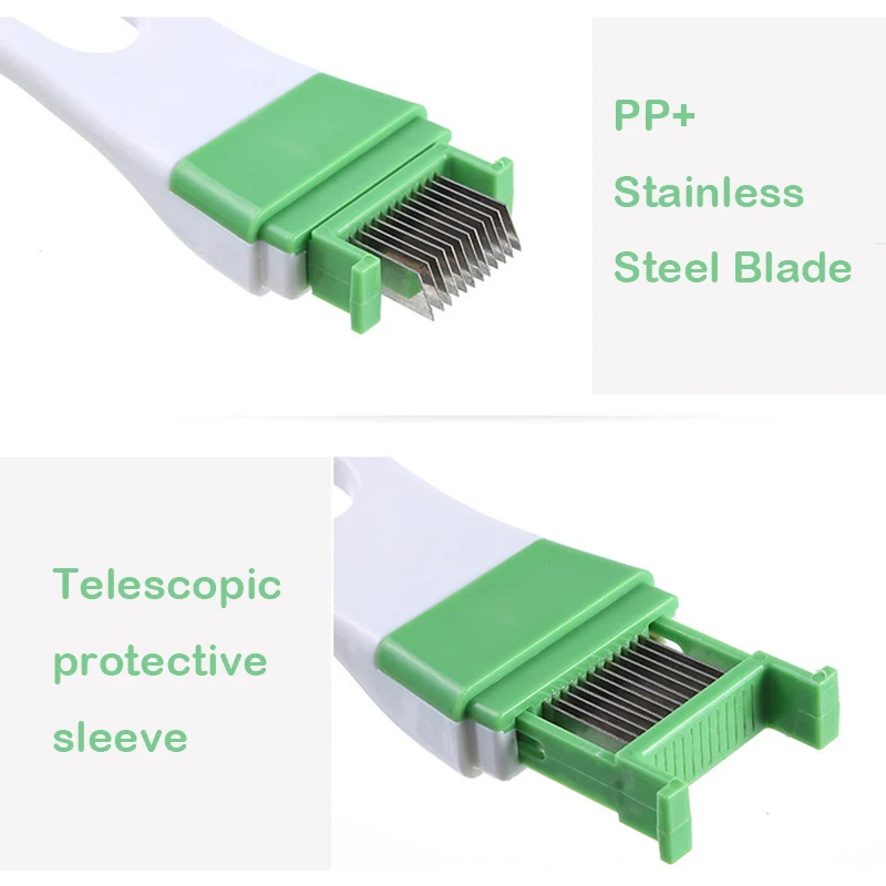Горячая кухонные принадлежности Режьте лук устройство Практичный Нож для нарезки лука-шалот овощерезка кухонные инструменты зеленый 1 шт