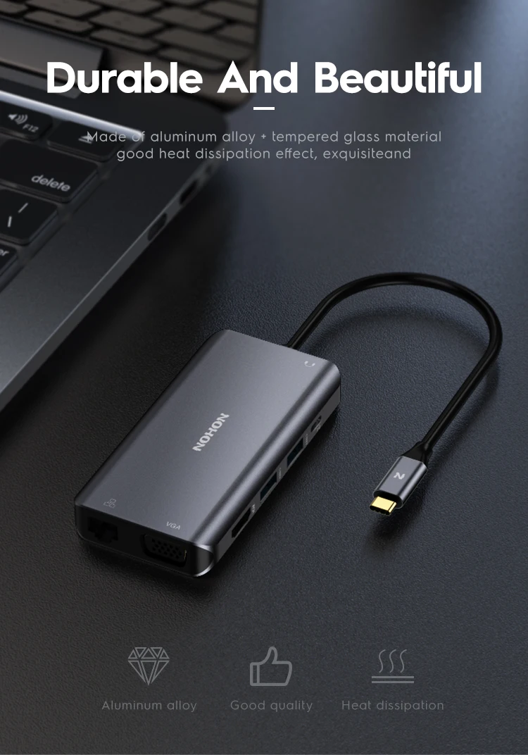 USB C To HDMI VGA Audio Adapter (14)