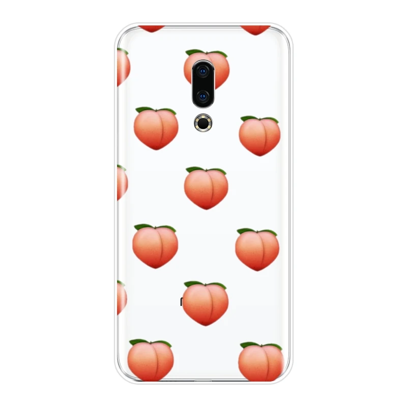 Мягкий чехол накладка с персиковым ананасом и авокадо для Meizu U10 U20 Pro 6 7 Plus