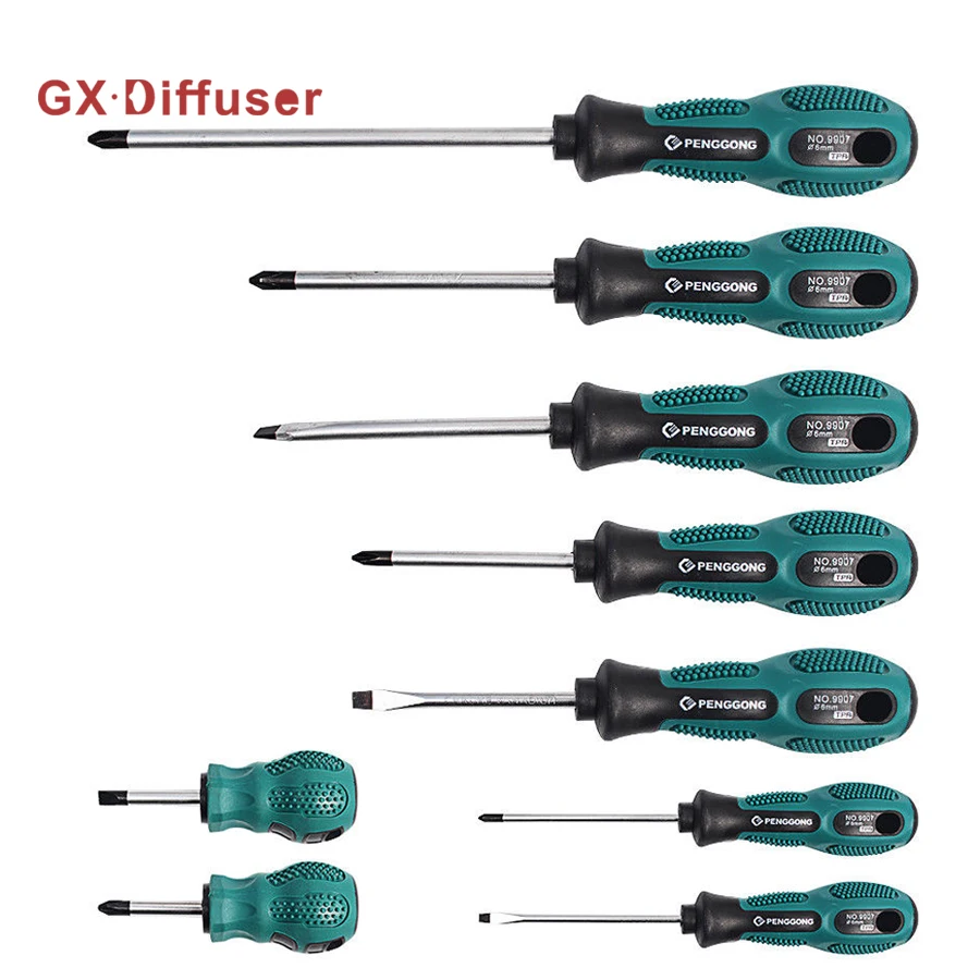 

GX Diffuser 9 in 1 Screwdriver Set Multi-Bit Tools Repair Torx Screw Driver Screwdrivers Kit Home Useful Multi Tool hand tools
