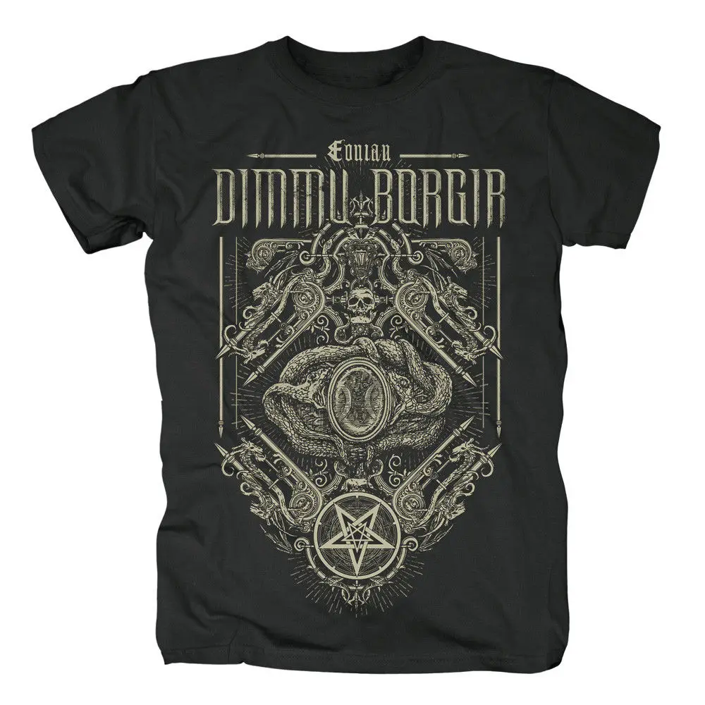 

DIMMU BORGIR - EONIAN Snakes Ornament Tee Shirt Unisex More Size And Colors Funny O Neck t-shirt Cotton
