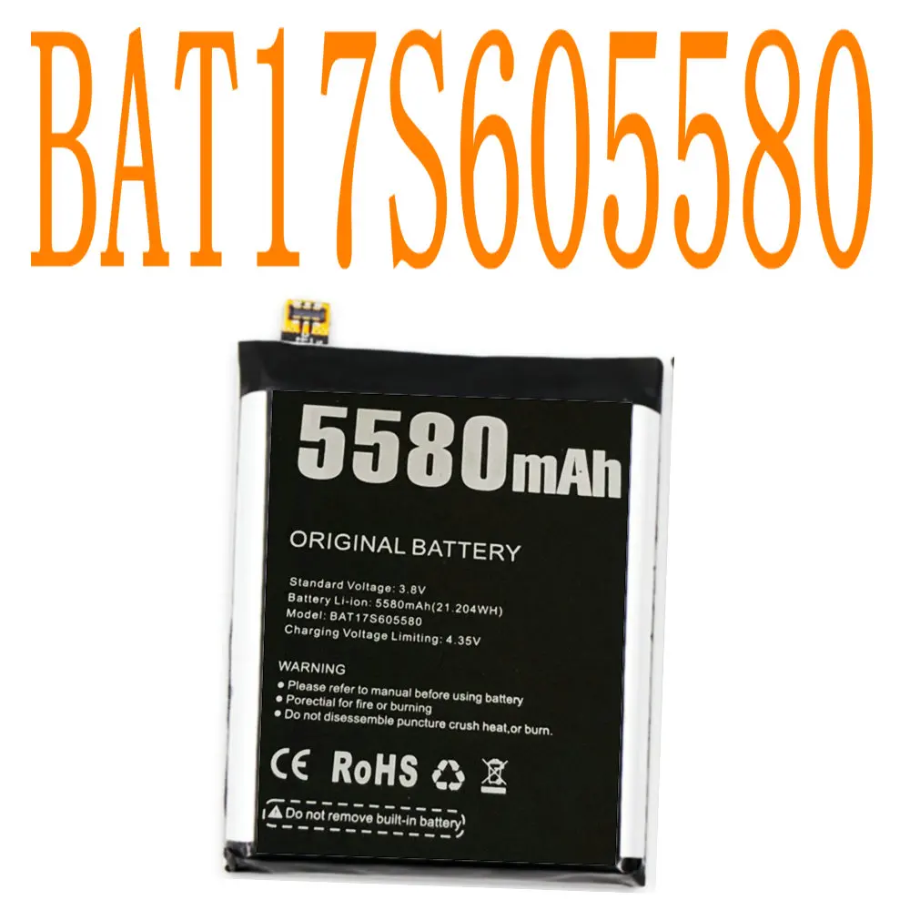 

BAT17S605580 5580mAh High Quality battery for Doogee DOOGEE S60 Replacement Battery accumulators In stock