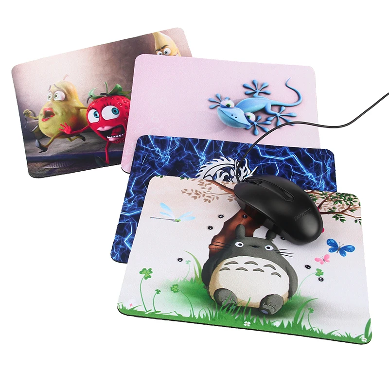 

Mouse Pad Cute Animal Picture Anti-Slip Rubber Based Laptop PC Mice Pad Mat Mouse pads For Optical Laser Mouse Gamer Mousepad