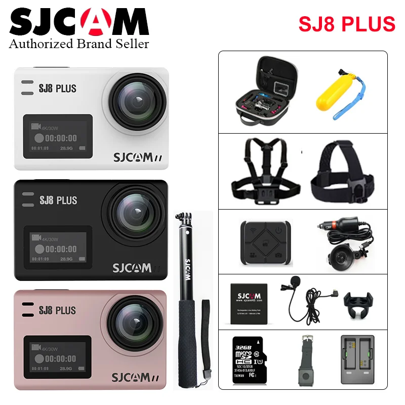 

NTK96683 SJ8 Plus Action Camera WiFi 4K 1200mAh HD DVR Camcorder Remote Control 30m Waterproof Sport Better go pro hero5 camera