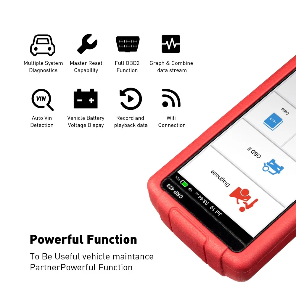 Считыватель кодов LAUNCH X431 CRP423 OBD2 сканер с поддержкой Wi Fi CRP 423 автоматический