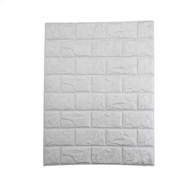 

PE Foam 3D Wall Stickers Brick Pattern Waterproof Self Adhesive Wallpaper Room Home Decor For Kids Bedroom Living Room Stickers