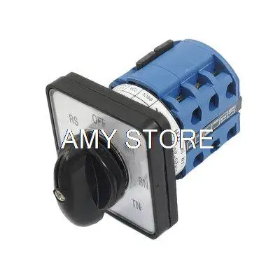 

AC 660V 20A Self Lock 7 Position 12 Terminals Cam Combination Changeover Switch