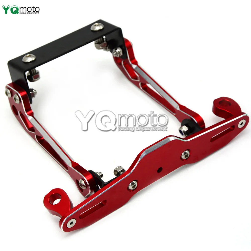 MOTO NEW 5colors Universal CNC aluminum Motorcycle License Plate Holder Mount Bracket Hanger Registration for most of motorcycle |