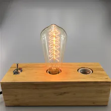 10 шт. Ретро ST64 Рождественская елка электрическая лампочка эдисона E27 40 W 110 V/220 V углерода страна лампа накаливания Эдисона для домашнего хозяйства/бар/Кофе магазин