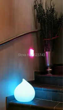 

remote control cordless Dew LED round water drop Light mood light Rechargeable,Waterproof Table light Break-resistant